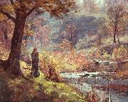 Theodore Clement Steele Morning by the Stream Germany oil painting reproduction